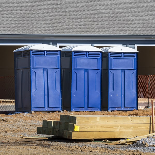 are there any restrictions on where i can place the portable restrooms during my rental period in Mississippi IL